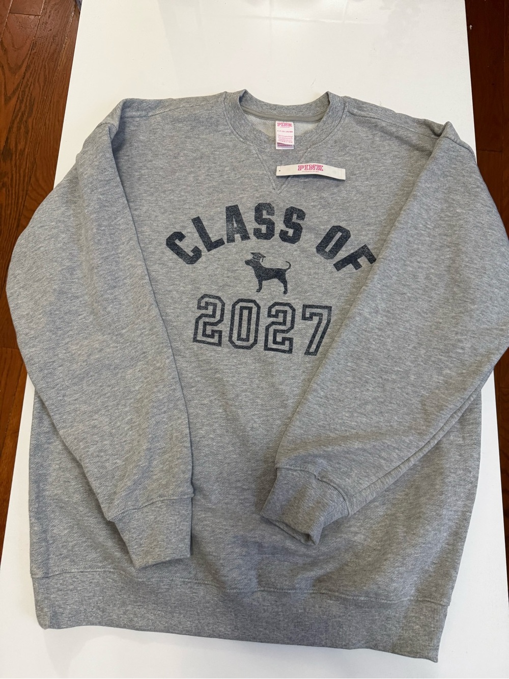 Victoria's Secret Gray 'Class of 2027' Crewneck Sweatshirt